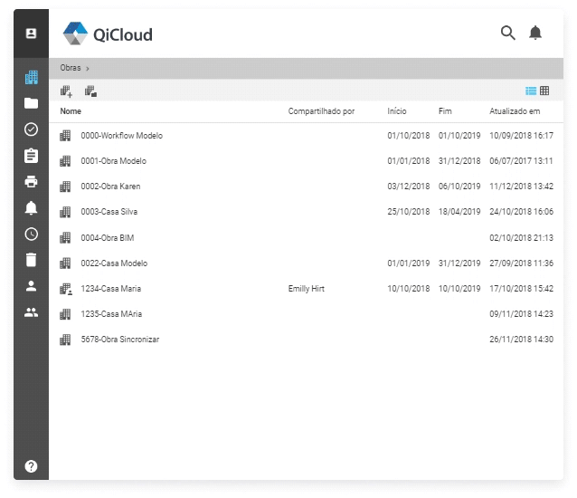 Screenshot de Personalização da obra